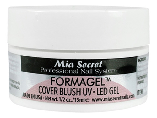 Formagel Cover  Blush Uv.led Gel 1/2 Oz Mia Secret