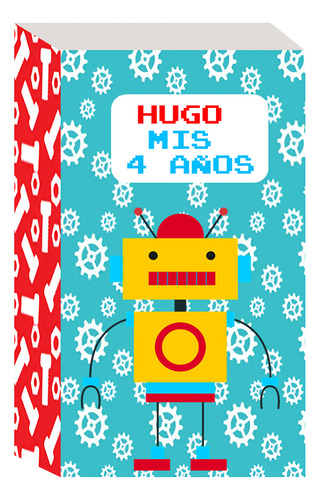 Bolsitas Golosineras Personalizadas Robot Infantil X 10