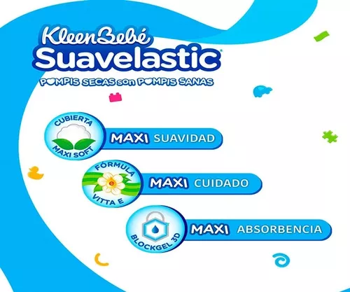 panal kleenbebe suavelastic max recien nacido 40 pzas