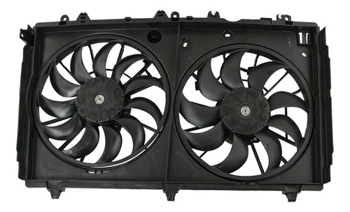 Engine Coolant Radiator Dual Cooling Fan Assembly For Cross