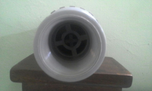 Imagen 2 de 3 de Valvula Check De Plastico Con Filtro De 1 1 /2 Con Rosca