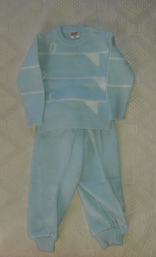 Conjunto Sweater- Pantalón De Lana Para Bebé De 1 Año