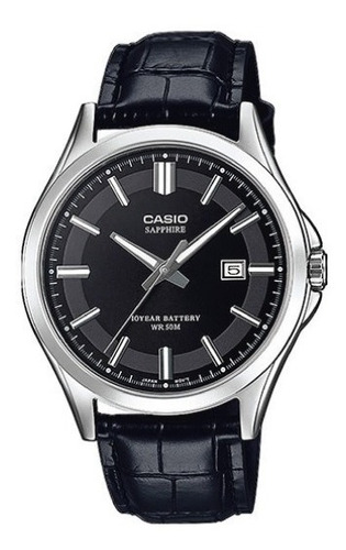 Reloj Hombre Casio Mts-100l-1a Cristal Zafiro Agente Oficial