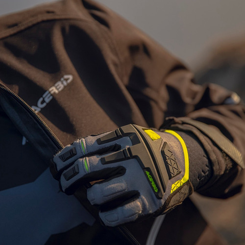 Guante Moto Acerbis Ce X-enduro - Gris - Cafe Race
