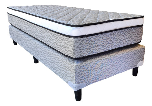 Sommier Picasso Espuma Pillowtop Maxiking 1 Y 1/2 Plaza 100