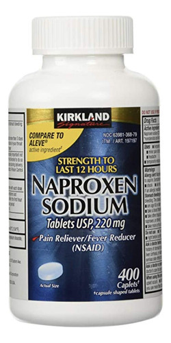 Vitacrush Signature Naproxeno Sodio 220 Mg., 400 Comprimidos