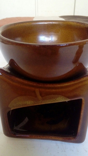 Hornillo P/esencia Aromatica Ceramica Esmaltada Y Aceite