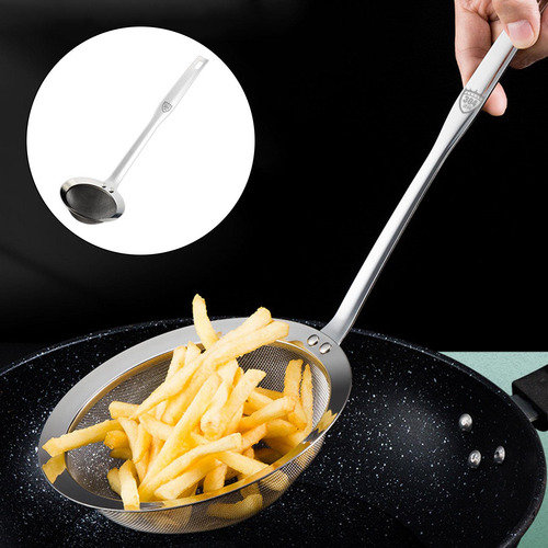 2 Colador De Malla De Colador De Fideos De Acero 8,5 Cm
