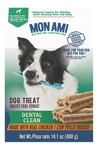 Pack X 6 Snack Dental Clean Mon Ami Golosina Perros 400 Gr