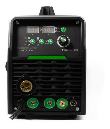 Soldadora Inverter Mma Mig Mag Tig 250 Amp Imetp2500 Salkor Color Verde