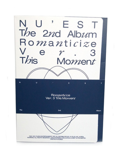 Nu'est The 2nd Album Romanticize This Moment Version Cd