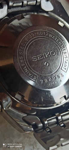 Vintage Seiko Bruce Lee 6139-6012 Original Cronógrafo 12/72