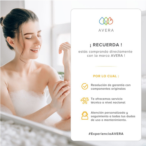 Imagen 5 de 10 de Calentador De Agua Para 3.5 Servicios. Gas Lp. Avera C16l