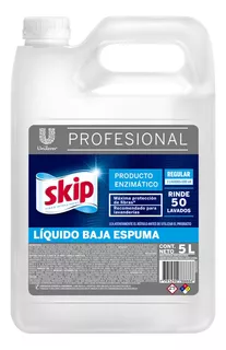 Jabón líquido Skip Lavandería Regular regular botella 5 L