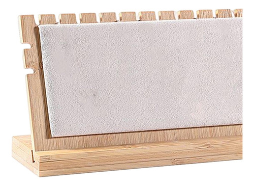 Soporte De Exhibición De Collar Múltiple De Madera Soporte