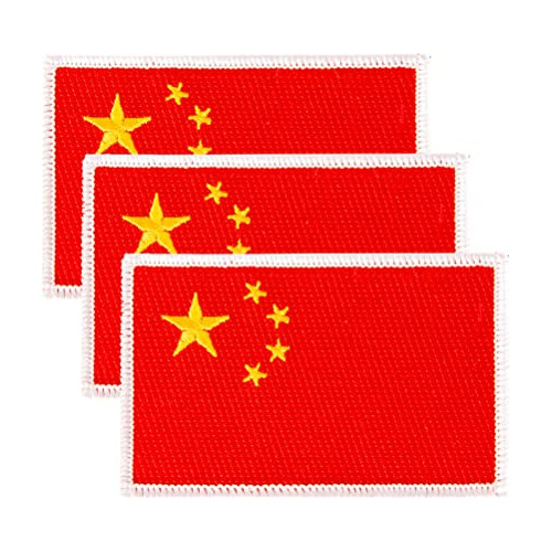 Parche De Bandera De China Granel 3.5 Pulgadas X 2.25 P...