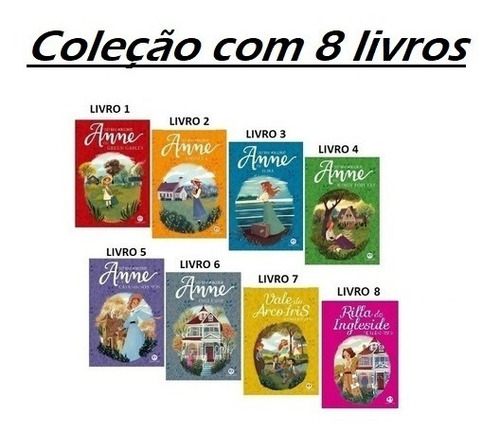 Kit Coleção 8 Livros Anne De Green Gables