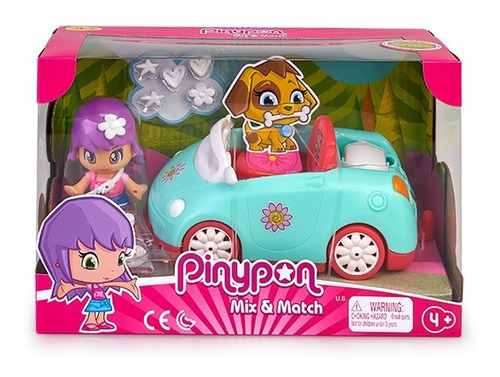 Pinypon Auto Figura Y Accesorios Nena Vehiculo Original