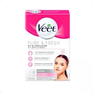 Creme Depilatório Facial Veet + Creme Pós Depilação De Rosto