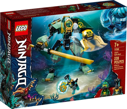 Imagen 1 de 5 de Lego® Ninjago - Robot Hidro De Lloyd (71750)