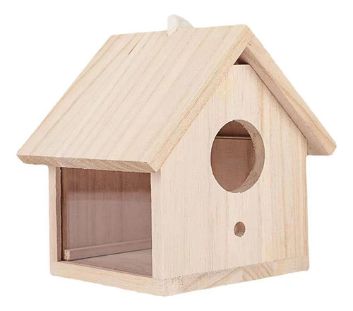 Casa Para Pájaros Colgante Para Observación De Aves