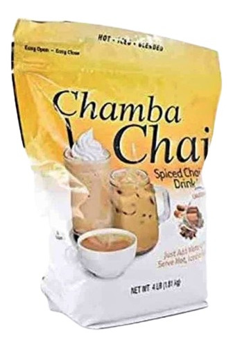 Te Chamba Chai Bebida Refrescante Caliente Fria Frappe Cafe