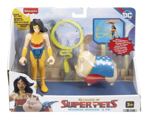 Figura De Acción  Wonder Woman De Mattel Dc Super Pets