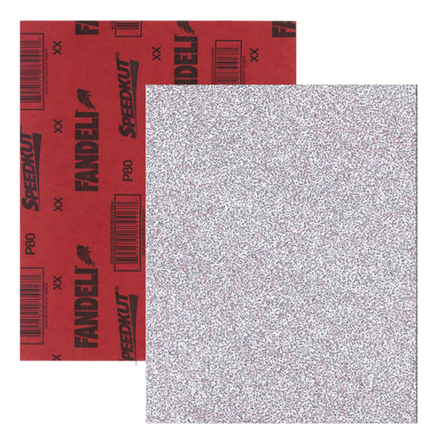 Hoja De Lija Fandeli Speedkut 23 X 28 Cm 50 Pz Bw80 080p Cantidad De Granos 80