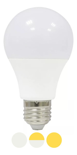 Foco Luz Led 3 Tonos: Blanco Calido Neutro E27 18w Ahorrador