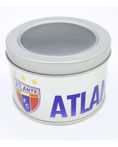 Reloj Futbol Club Atlante Soccer Caucho Deportivo Caballero Negro Negro Blanco