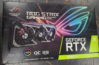 Placa De Video Geforce Rtx 3080 Ti Asus Rog Strix 12 Gb