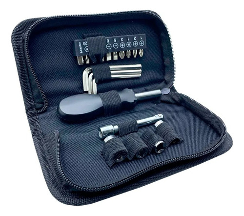 Kit De Herramientas + Paquete 125 Discos Austromex Color Negro