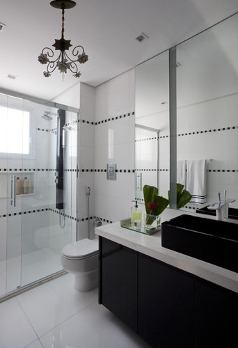 Lámpara colgante con forma de flor para iluminación de baño moderna, color blanco, 110 V/220 V (bivolt)
