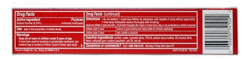 Pasta De Dientes Close-up Anticaries Fluoruro Gel Canela 180