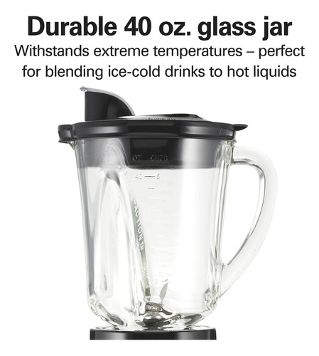 Licuadora Trituradora Con Jarra De 40 Oz Y 20 Oz Gris Oscuro