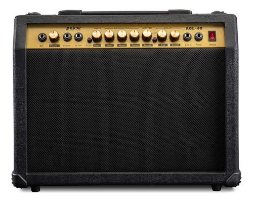 Lyxpro Amplificador De Guitarra Eléctrica De 40 Vatios, Amplificador Combinado De Estudio Y Escenario De Estado Sólido Con Altavoz De 8 Y 4 Ohmios, Entradas Pasivas/activas/de Micrófono De