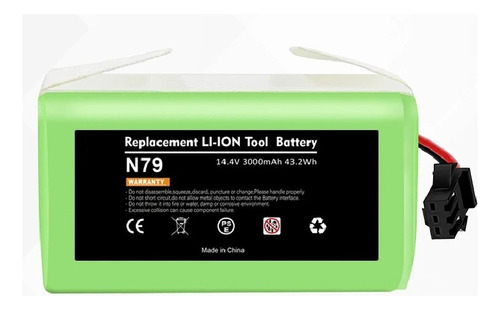 Batería recargable de iones de litio para Conga, RoboVac, Deebot N79