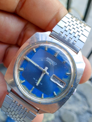 Reloj Seiko Automático 7006 7080 Antiguo De Colección 