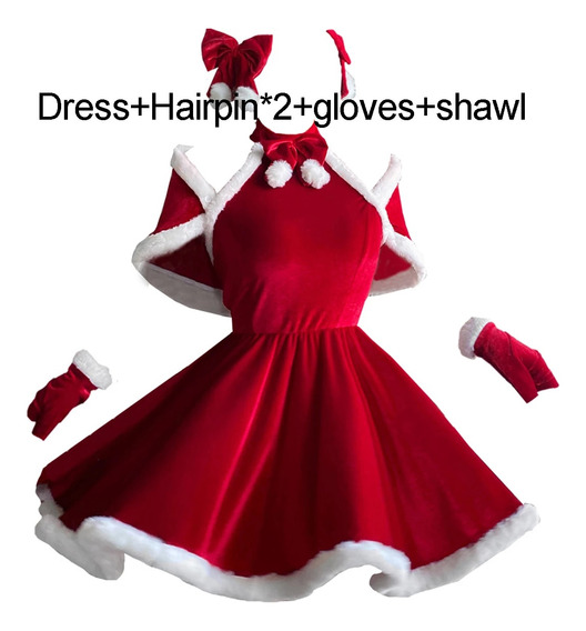 Disfraz De Santa Claus Sexy Para Mujer | MercadoLibre ???? Disfraz De Santa Claus Sexy Para Mujer | MercadoLibre ????