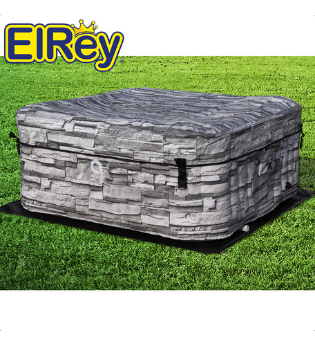 Jaccuzzi Jilong Boston Spa Inflable Hidromasaje 580 L El Rey