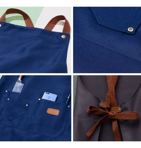 Para Delantal Chef Work Para Mujer Y Hombre, Uniforme De