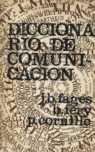 Diccionario De Comunicación / Fages,  Fery,  Cornille