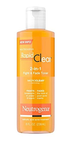 Rapid Clear 2 En 1 Para Combatir El Acné, 8 Onzas