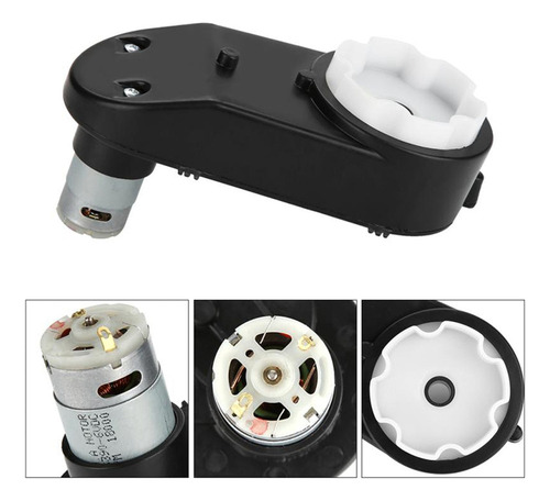 Caja De Cambios Con Motor Eléctrico 2x Rs390 12v 16000 Rpm C