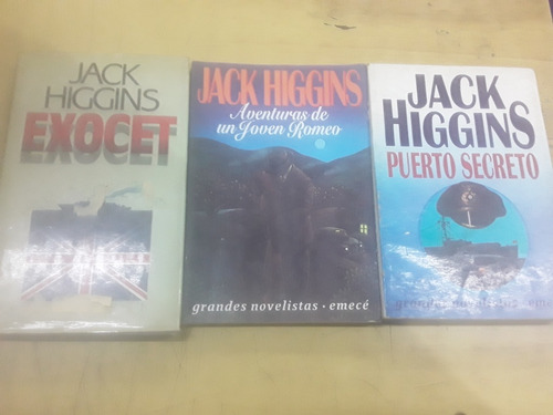 Jack Higgins - Lote X 3 Libros - Exocet Puerto Secreto 