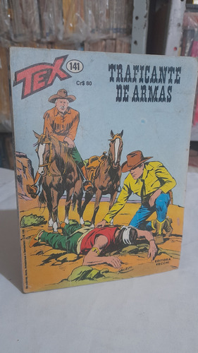 Revista Gibi Tex N° 141 : Traficante De Armas - Vecchi 1982 (Usado)
