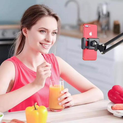 Suporte Celular Tablet Para iPad Articulado 360 Mesa Cama