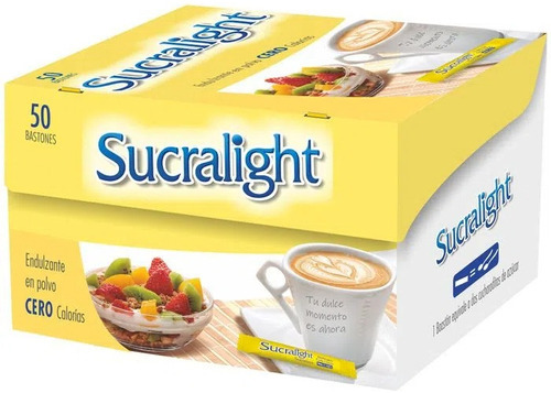 Sucralight® Endulzante En Polvo X 50 Sticks | Cero Calorías