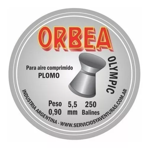 Balines Orbea Shock Punta Hueca Cal 5.5 - Triestina