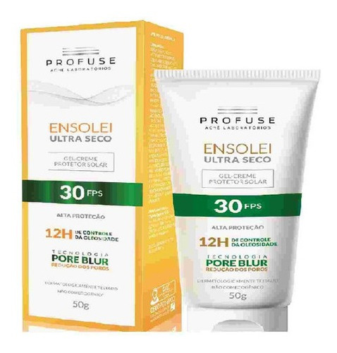 Protetor Solar Profuse Ensolei Ultra Seco Fps 30 Profuse 50g